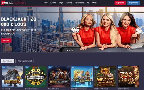 Maria Casino Arvustus ️ Boonused, Mängud Ja Makseviisid.